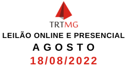 LEILÃO TRT ONLINE - AGOSTO 18/08/2022