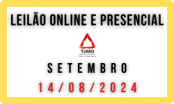 LEILÃO TJMG - SETEMBRO - 18/09/2024