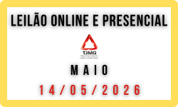 LEILÃO TJMG MAIO - 14/05/2026