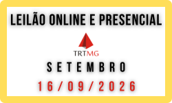LEILÃO TRT - SETEMBRO - 16/09/2026